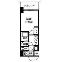 S-RESIDENCE谷町九丁目の物件間取画像